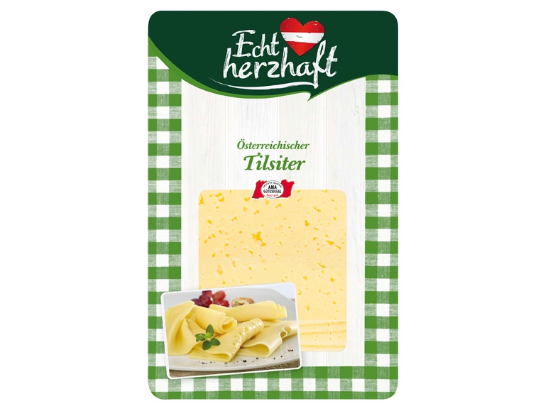 ECHT HERZHAFT Tilsiter in Scheiben