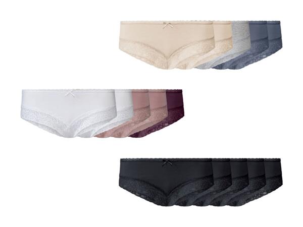 Hipsters avec dentelle, lot de 5