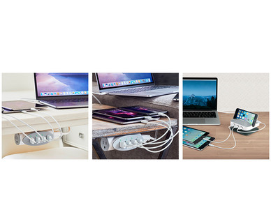 Bauhn Under Desk or Desktop Charger
