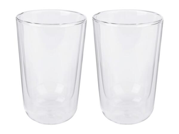 Silvercrest Latte Macchiato Glasses - 2 Pack