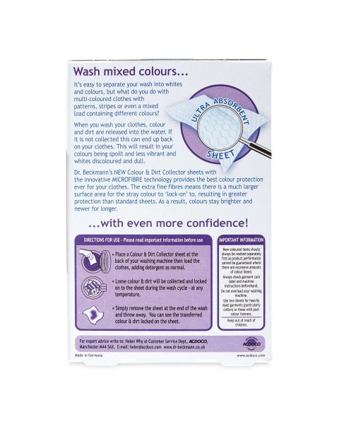 Dr Beckmann Colour & Dirt Sheets