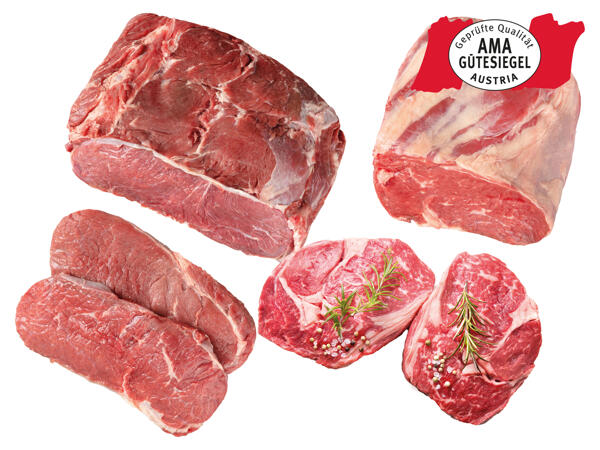 Frischer Rostbraten/Frisches Beiried im Stück