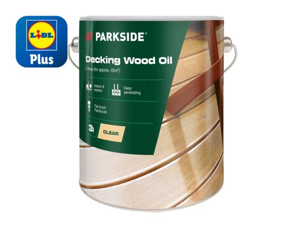 Parkside 3L Decking Wood Oil - Clear