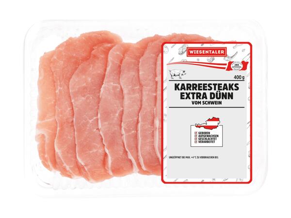 Frische Karreesteaks