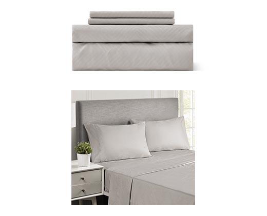 Huntington Home Embossed Microfiber Sheets - Aldi - US - Specials archive