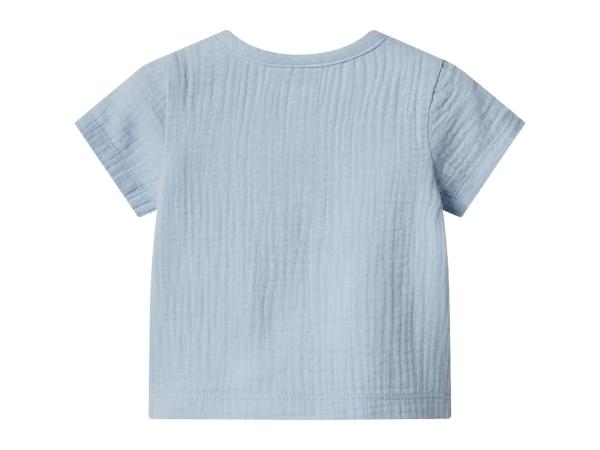 LUPILU Blue Baby Muslin Outfit - 2 Piece Set