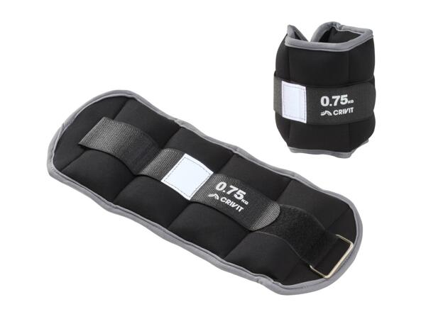 CRIVIT Ankle & Wrist Weights, 2x 0.75kg