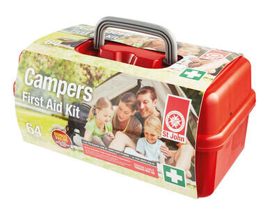 Camping First Aid Kit 64pc