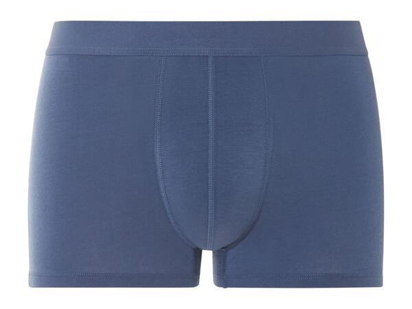 Livergy Men's Blue Boxers - 3 Pack