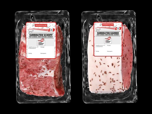 Frisches Surfleisch im Stück