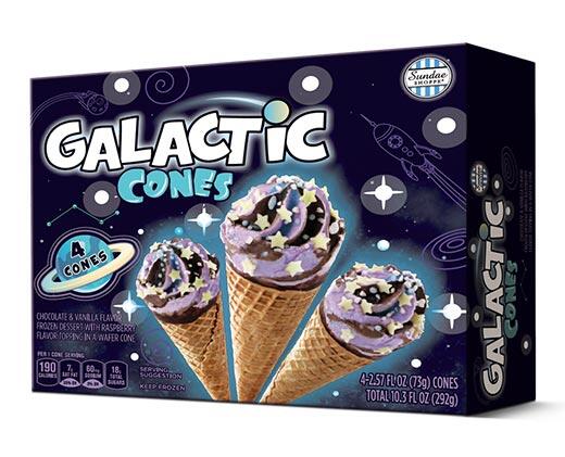 Sundae Shoppe 
 Unicorn, Galactic or Mermaid Cones
