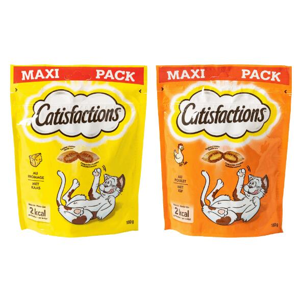 CATISFACTIONS(R) 				Snacks voor katten