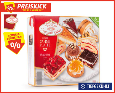 CONDITOREI COPPENRATH & WIESE Bunte Sahne Platte