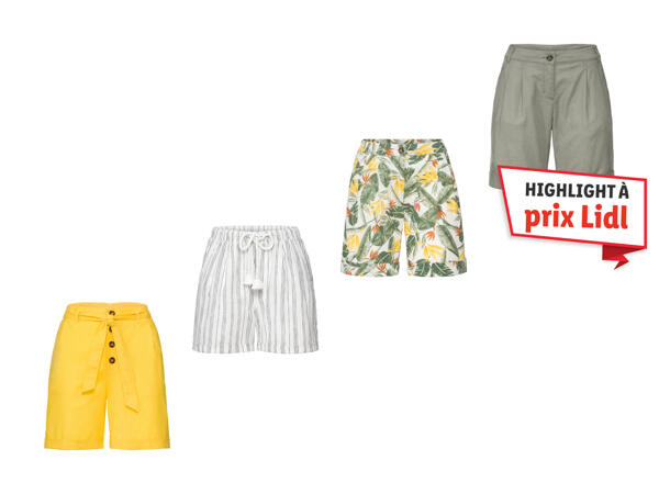 Short en lin