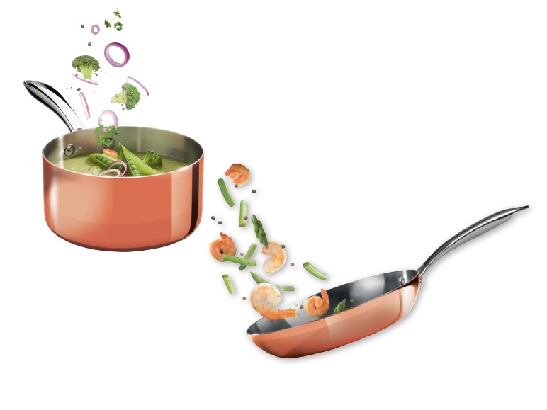 Ernesto 24cm Copper Frying Pan/Copper Casserole Pot