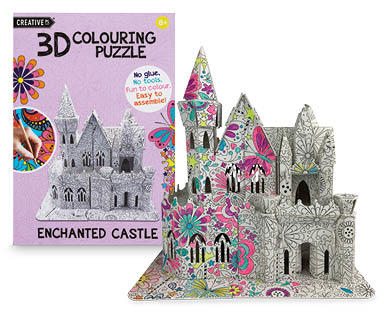 3D Colour-In Puzzle