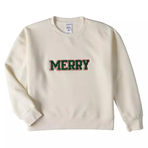 Ladies Holiday Pullover - White, XL