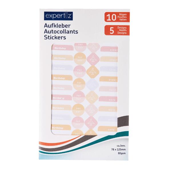 EXPERTIZ(R) 				Aufkleber, 10 Blatt