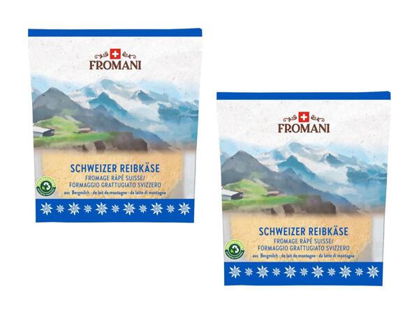 Fromage râpé suisse