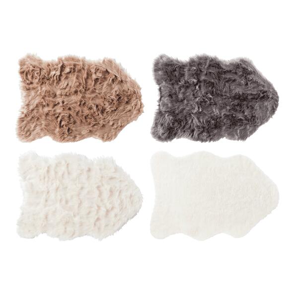 HOME CREATION(R) 				Tapis en fausse fourrure