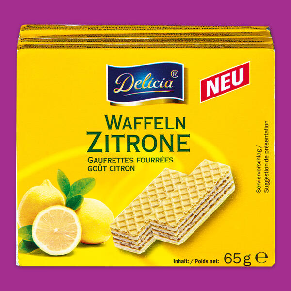 Waffeln gefüllt