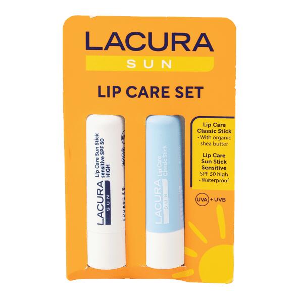LACURA(R) 				Baume à lèvres, 2 pcs