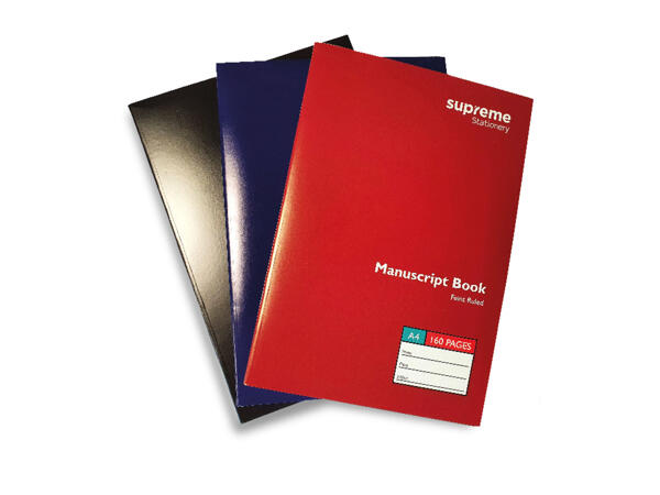A4 Manuscript pad 3pk