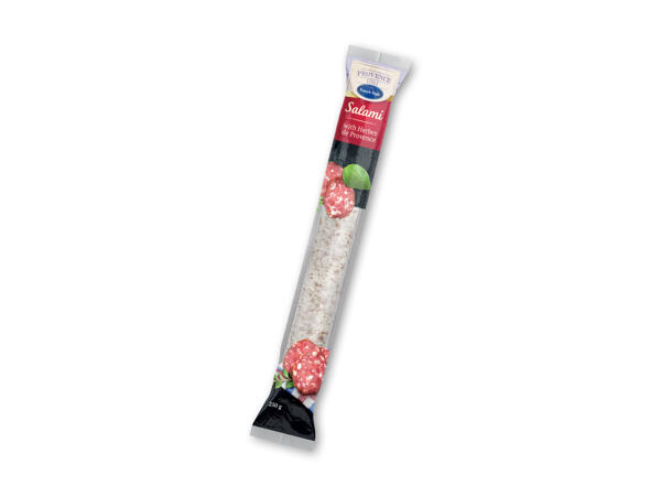Lufttørret salami med provencekrydderurter