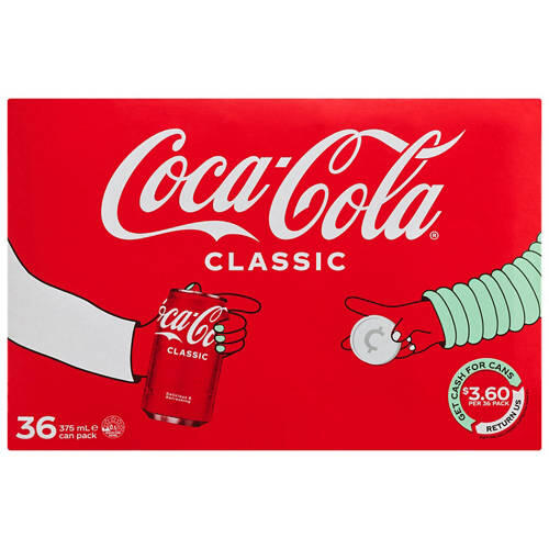 Coke Classic 36 Pack 375ml