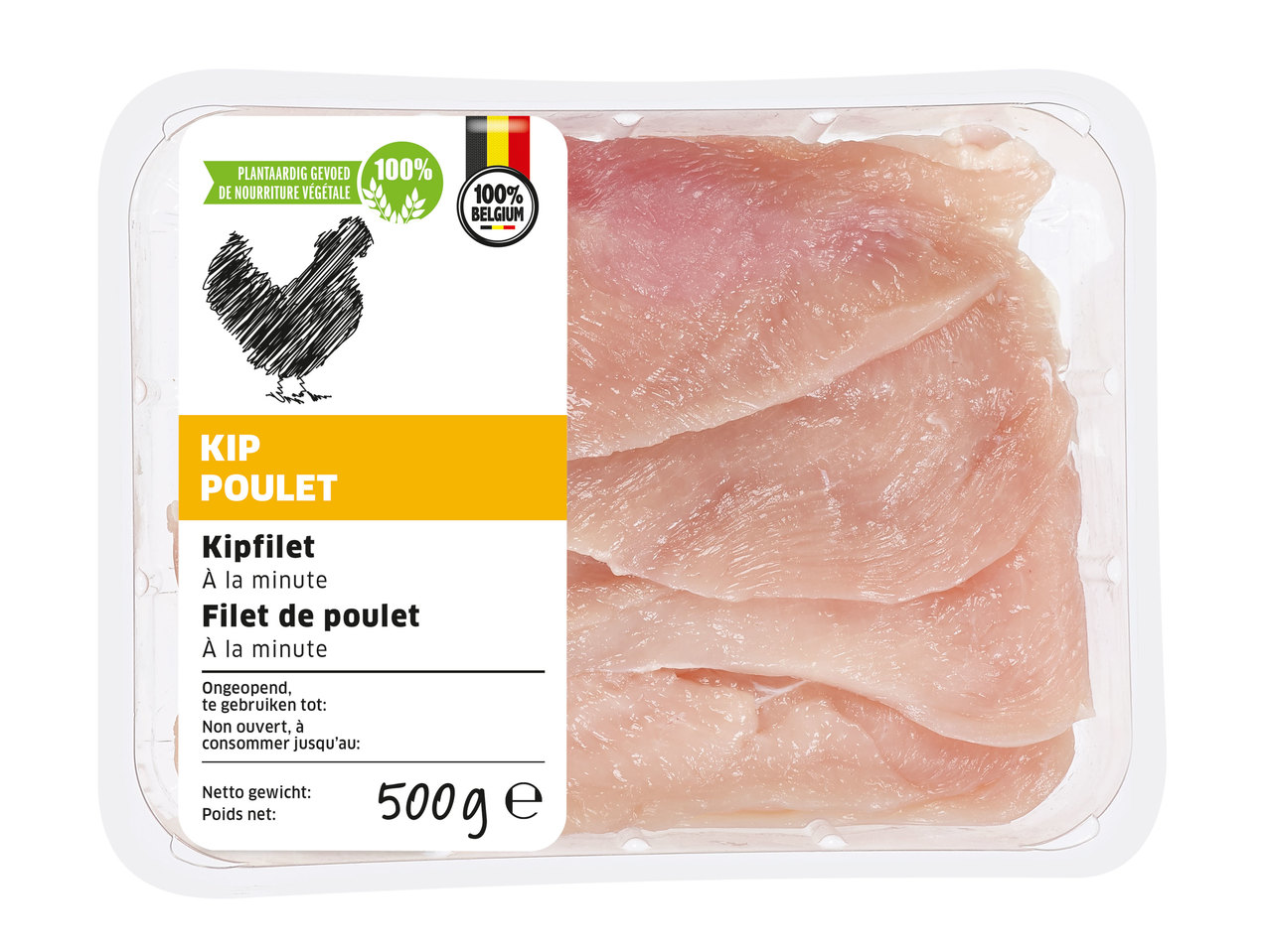 Filets de poulet à la minute