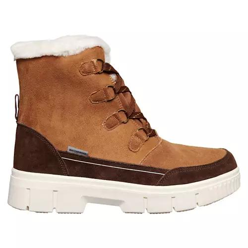 Ladies Waterproof Winter Boots - Brown, 10