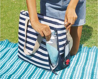 Tote with Concealed Cooler