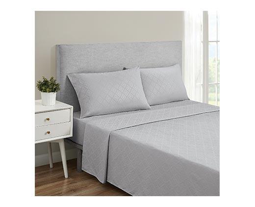 Huntington Home 
 Embossed Microfiber Sheet Set