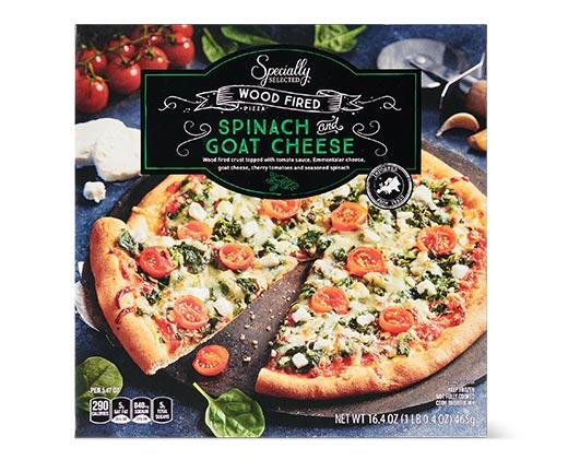 Specially Selected 
 Wood Fired Spinach and Goat Cheese Pizza