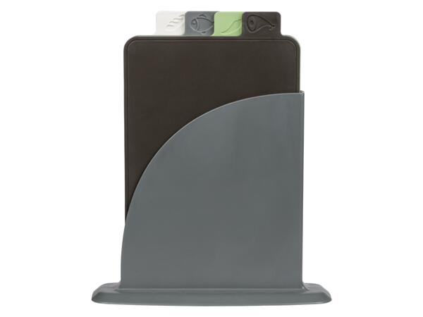 Chopping Board Set with Holder