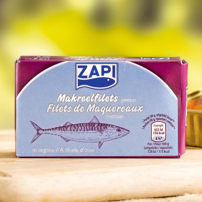 Makreelfilets in olijfolie