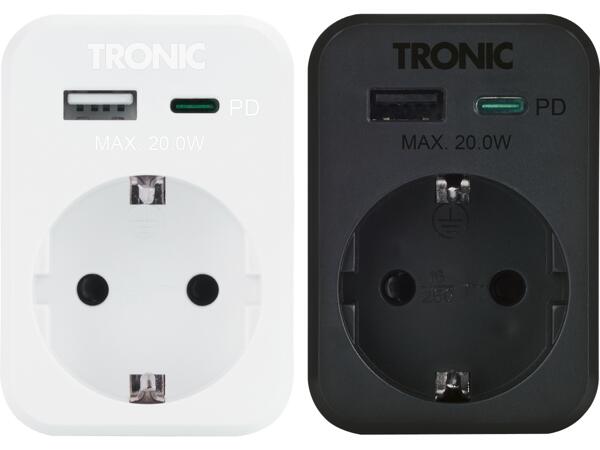 Adapter med USB-uttag