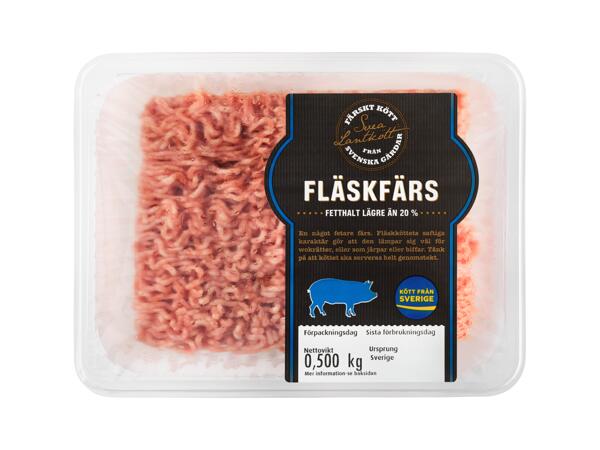 Färsk Fläskfärs