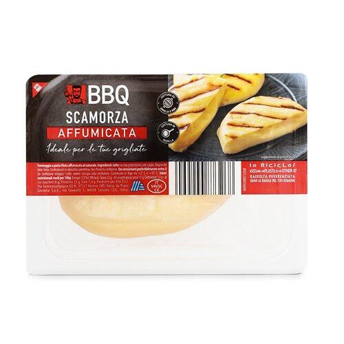BBQ Geräucherter Grillkäse sortiert, geräucherter Scamorza