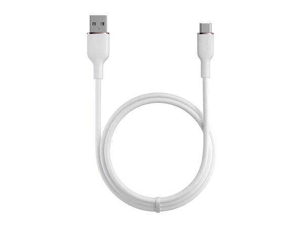 Tronic 1m USB 2.0 Type-A to USB Type-C Charging & Data Transfer Cable - White