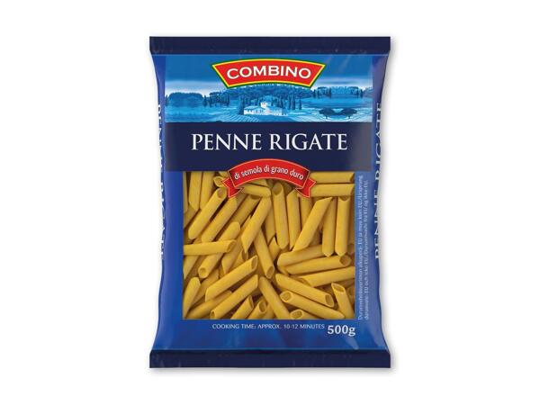 Fusilli, penne rigate eller suppehorn