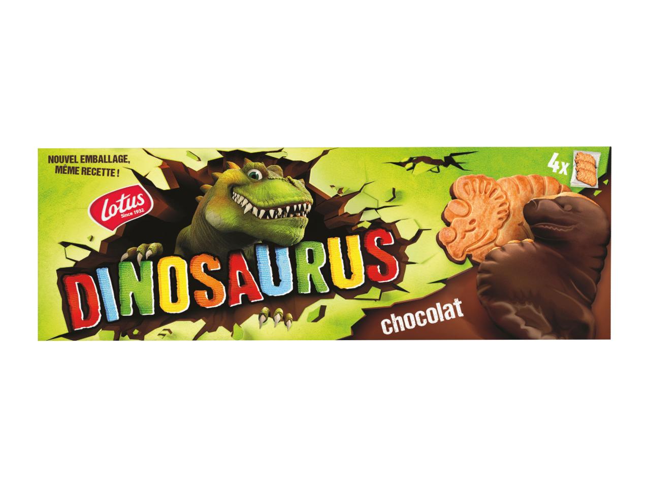 Dinosaurier mit Zartbitterschokolade
