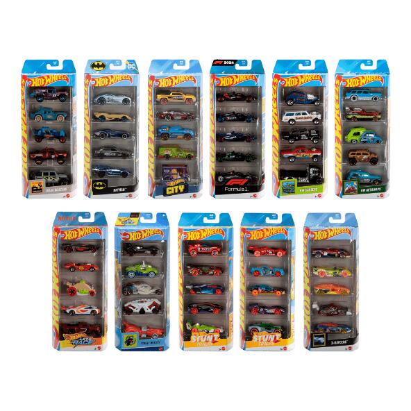 HOT WHEELS(R) 				Petites voitures, 5 pcs