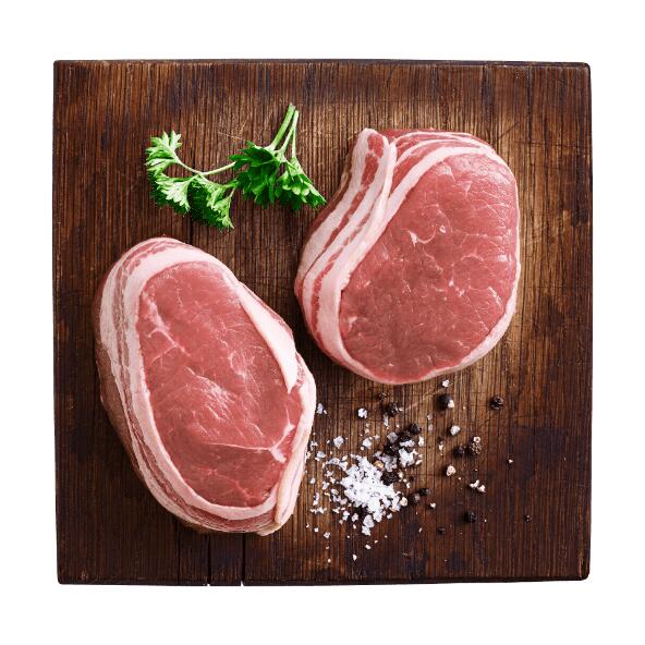 LANDLYST 	 				Oksemedaljoner med bacon