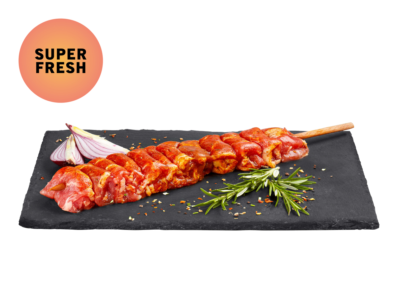Brochette marinée