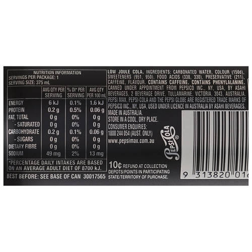 Soft Drink 24 Pack 375ml