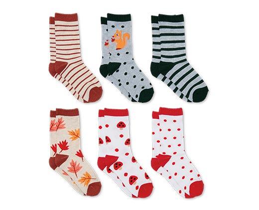Lily & Dan Childrens 6pk Socks