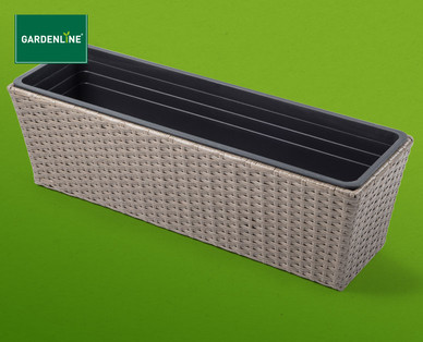 GARDENLINE Balkonkasten in Rattan-Optik
