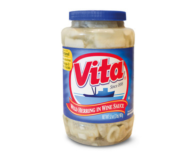 Vita Jarred Herring Fillets in White Wine Sauce