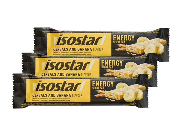 Barre Energy Isostar Banane, pack de 3